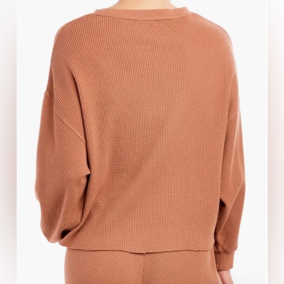 💃Sage Collective Waffle Knit Ribbed Top - Picture 4 of 7